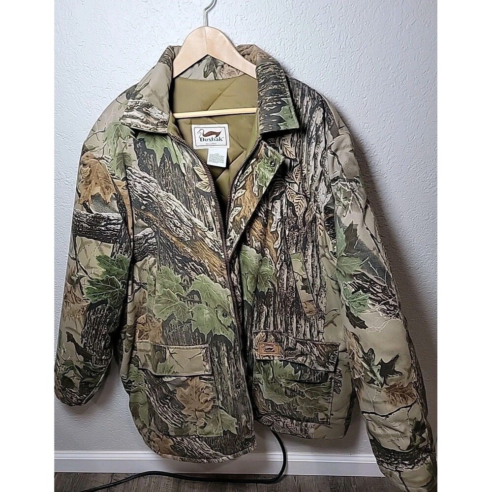 Vintage Duxbak Realtree Camo Hunting Jacket Men’s XL Estimated Insulated Coat